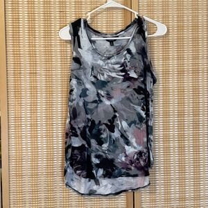 Simply Vera Vera Wang Womens M Tank Top Abstract Boho Fairycore Lagenlook Casual